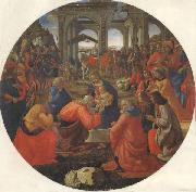 Domenico Ghirlandaio The Adoration of the Magi oil on canvas